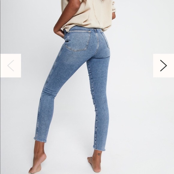 Free People FP button fly raw hem jeans size 29 - Picture 9 of 9